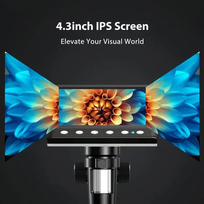 4.3インチ IPS液晶デジタル顕微鏡 1000倍拡大顕微鏡