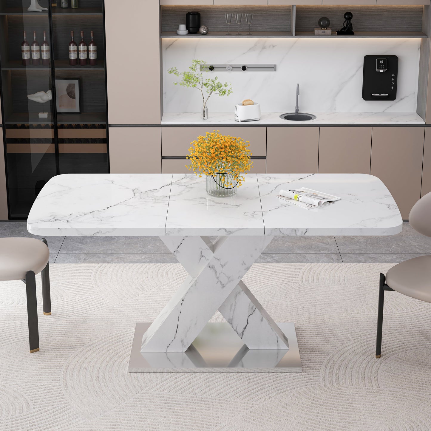 Modern Rectangle Dining Table