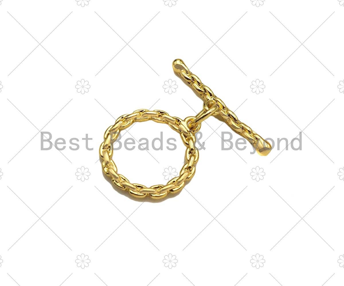 1 Set Round Ring/Heart With Bar Toggle Clasp,Necklace Bracelet Gold Toggle Clasp,21x15mm/20x13mm/20x13mm/20x9mm/16x14mm, Sku#JL25