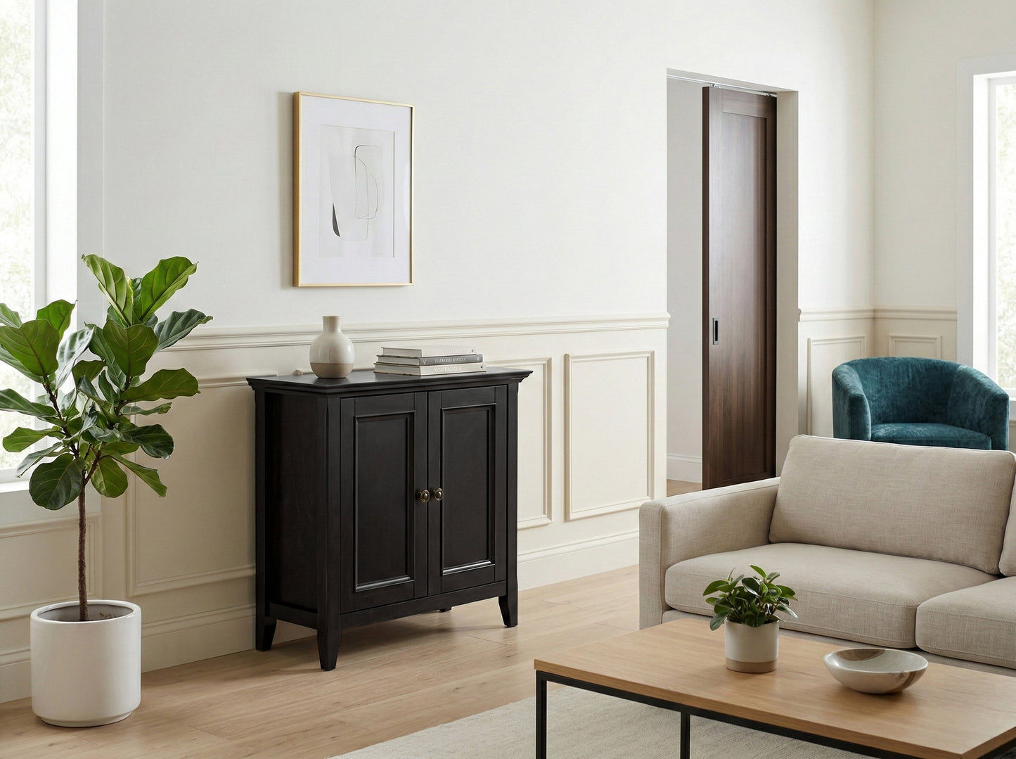 Amherst - Low Storage Cabinet - Hickory