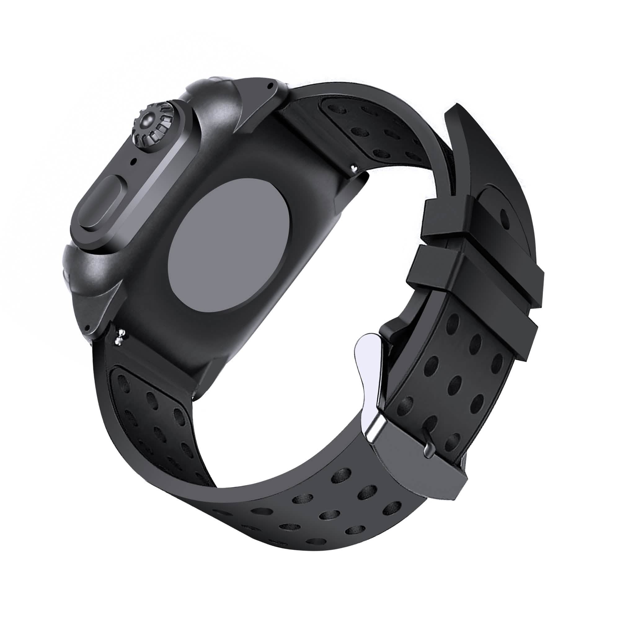 44 MM Full Cover Clear Case Screen Protector with Bands for Apple iWatch 4 and 5