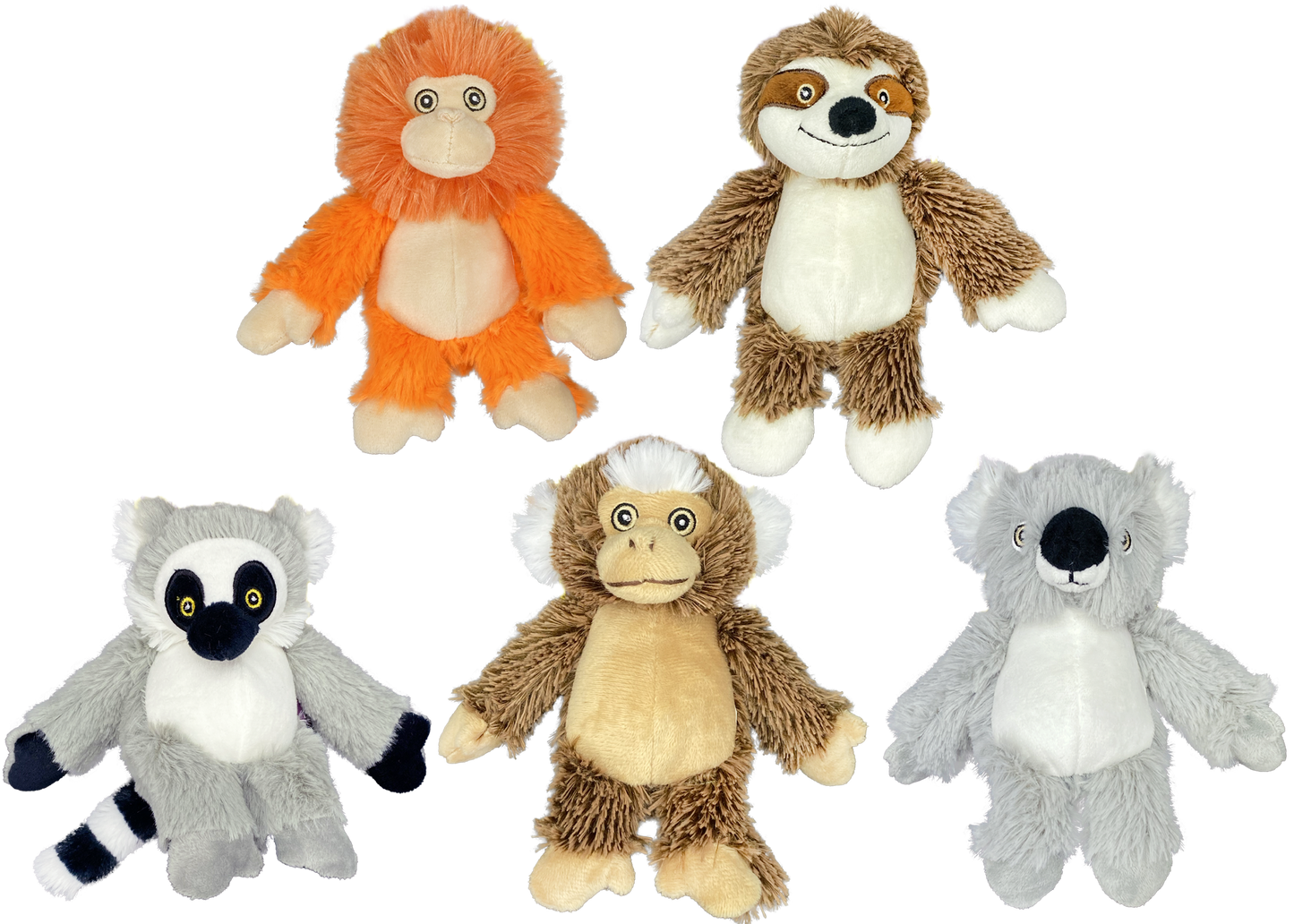 Multipet Minipet Bark Buddies - Assorted Animals (6")
