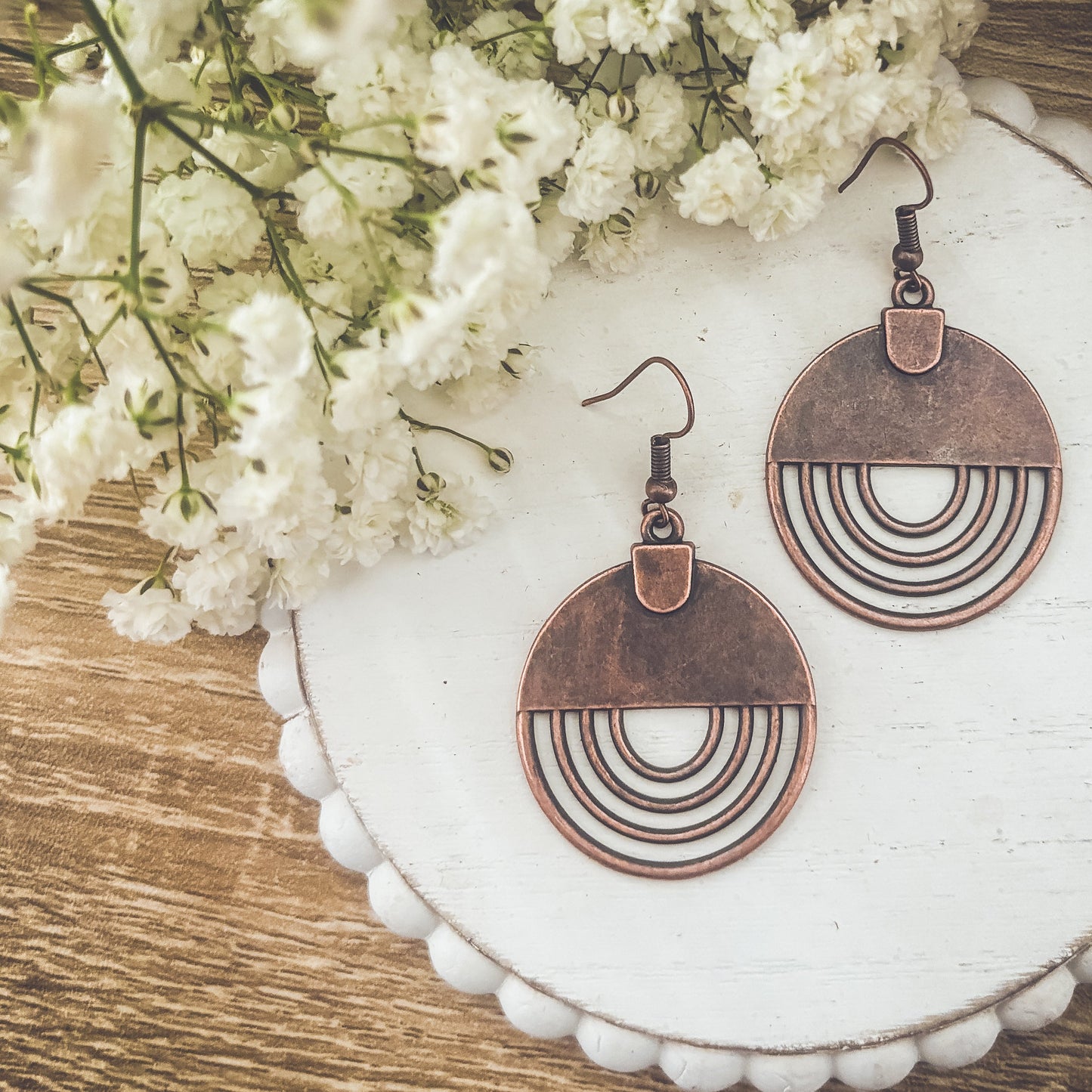 Copper Horizon Earrings