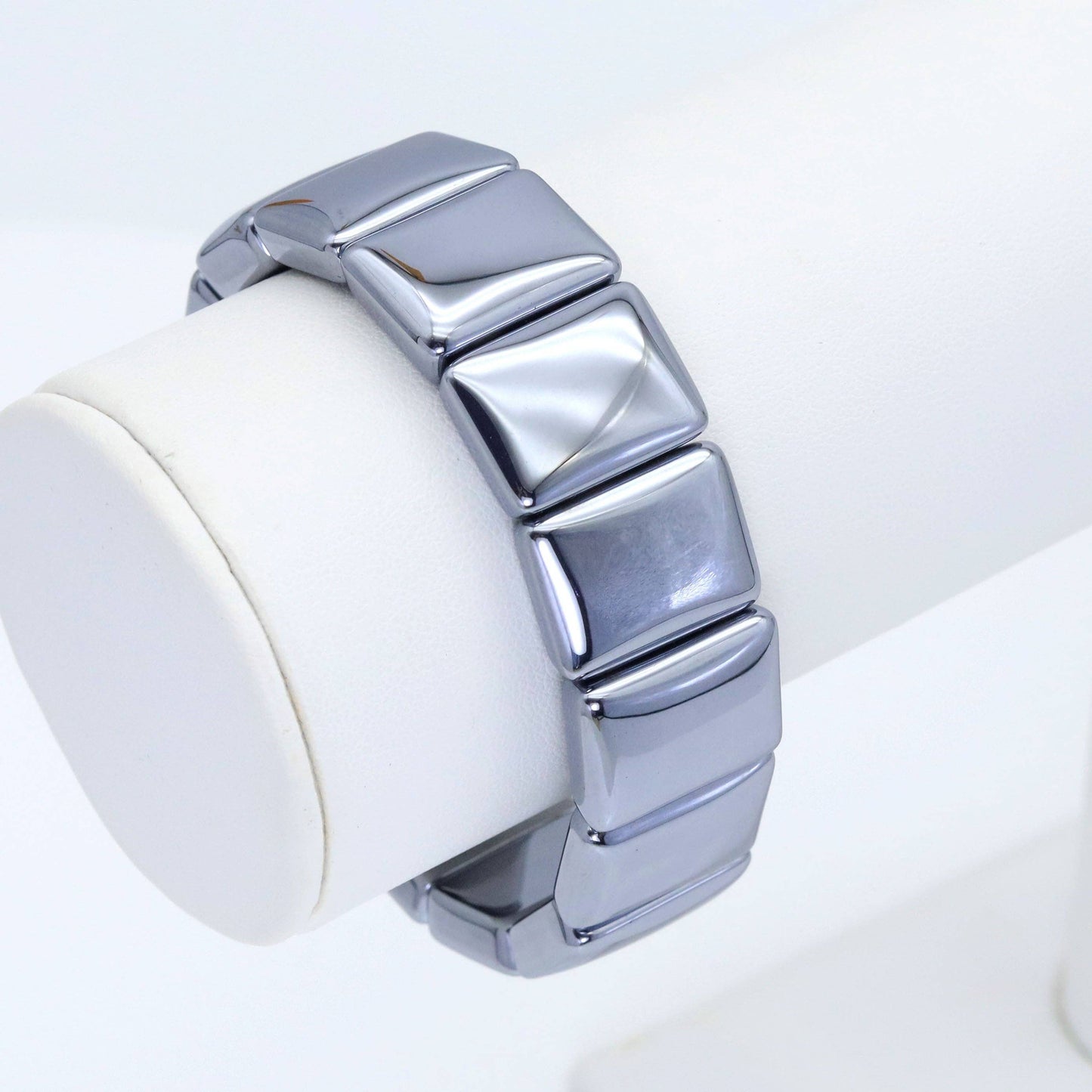 15x20mm Tera Hertz Rectangle Stretchy Bracelet, Sku#U1998