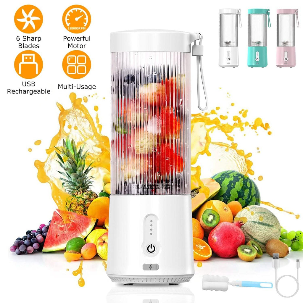 450ml 充電式フルーツブレンダー 6枚刃