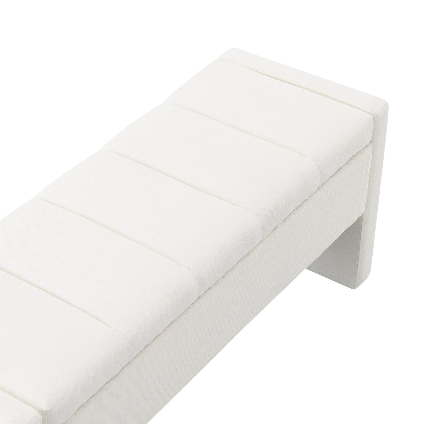 Modern Bed End Bench with Storage