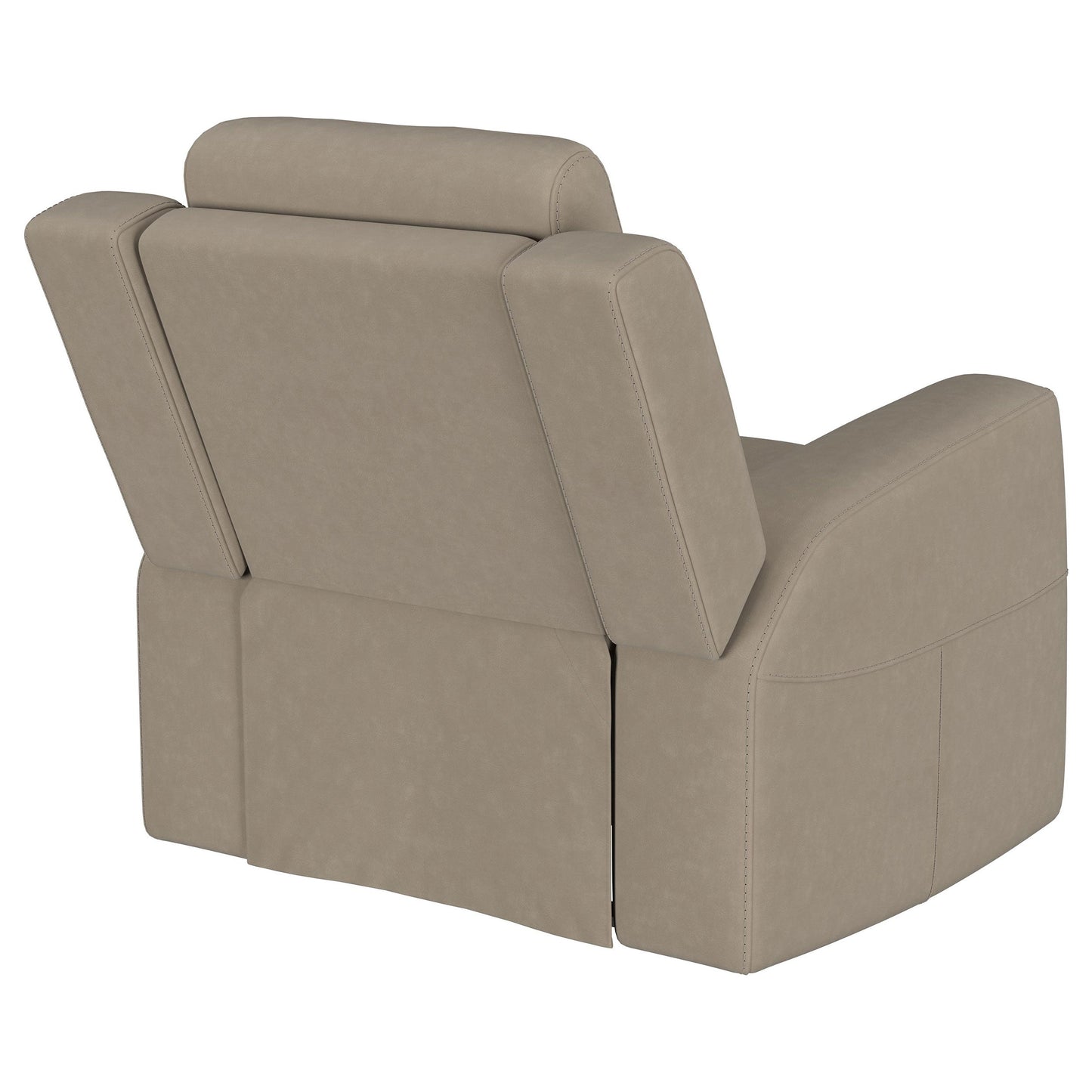 Slater Taupe Upholstered Recliner