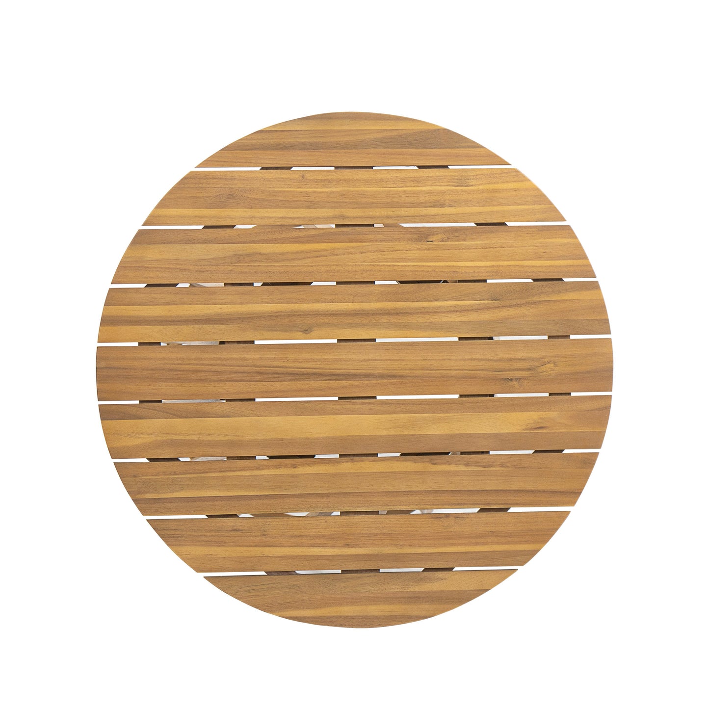 Outdoor Round Top Acacia Wood Dining Table