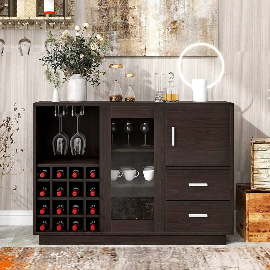 47" Console Dining Table Buffet Sideboard