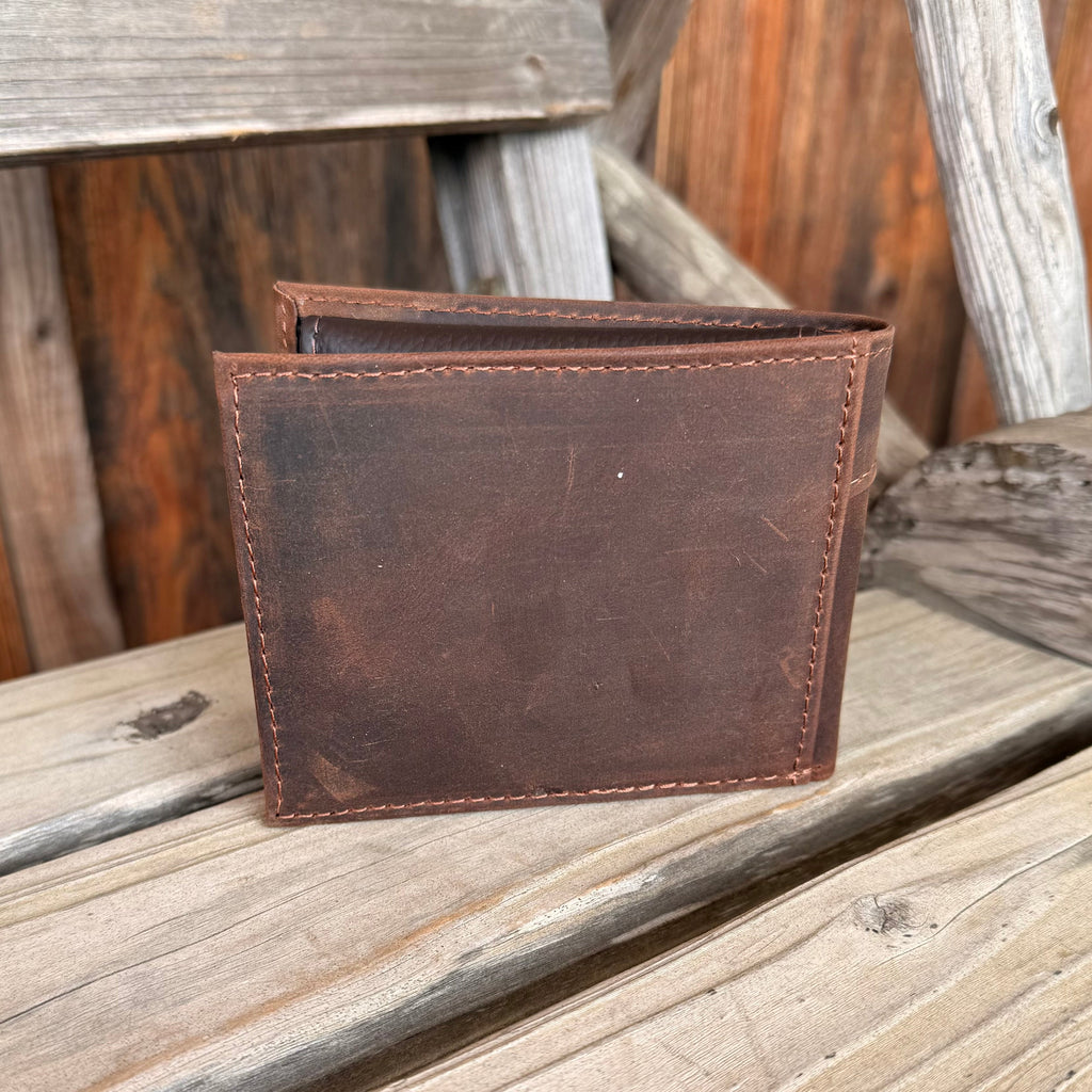 Brown Scroll Bi-Fold Wallet | Ariat