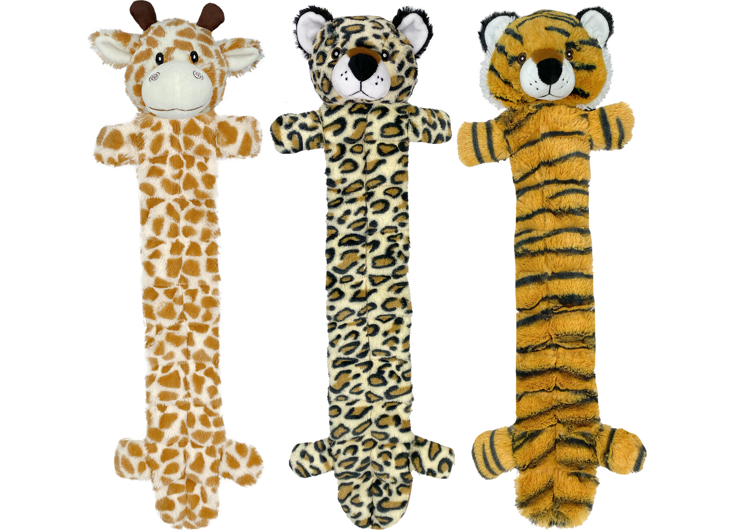 Multipet Safari Squeaker Mat - Assorted Animals (24")