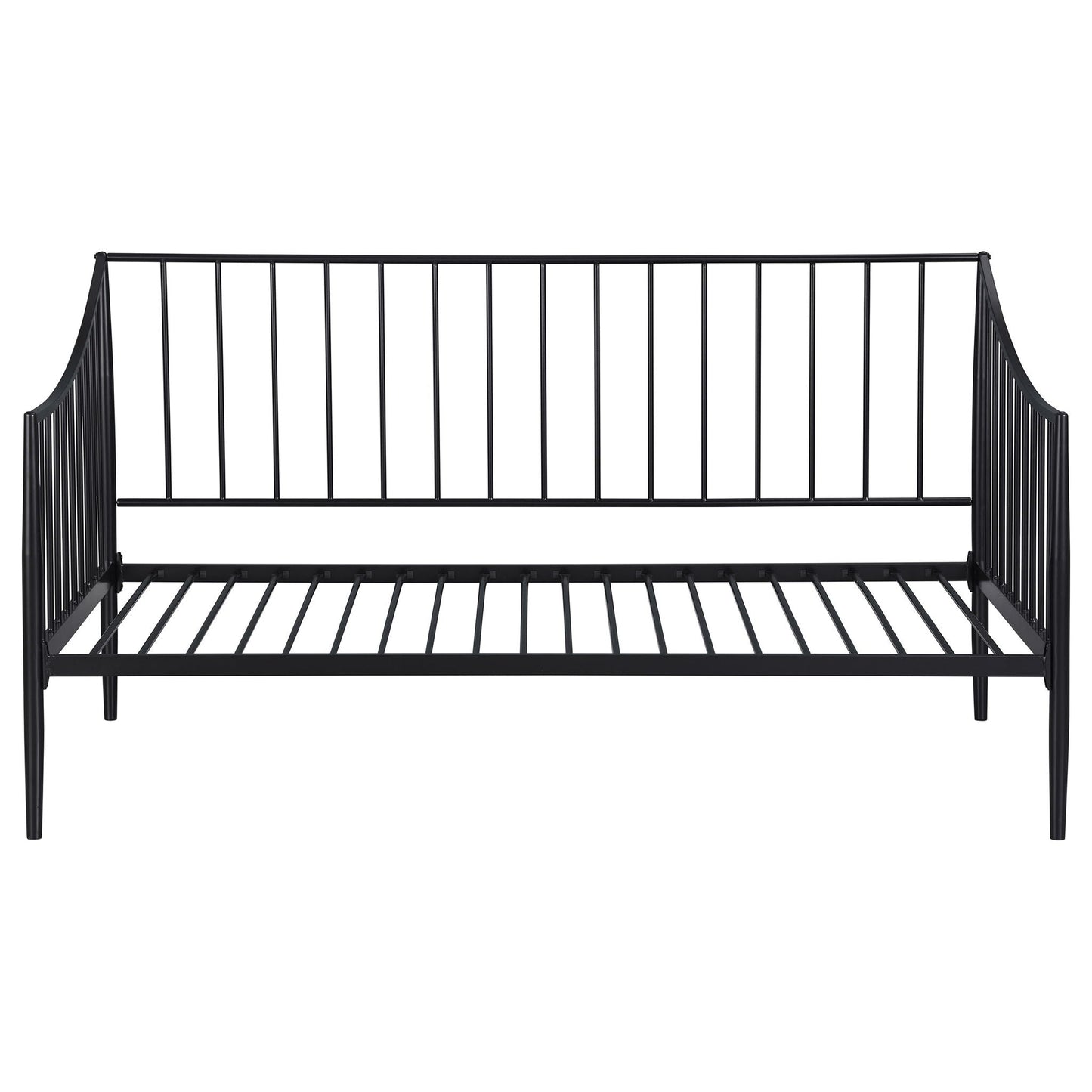 Newbury Metal Twin Daybed Bed Frame Matte Black