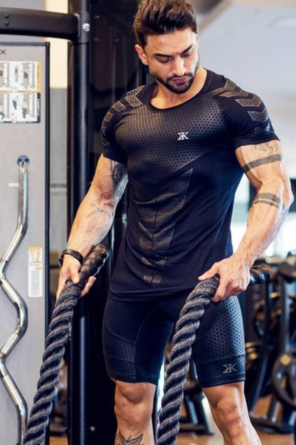 Men's Plus Size Round Neck Short Sleeve T-Shirt