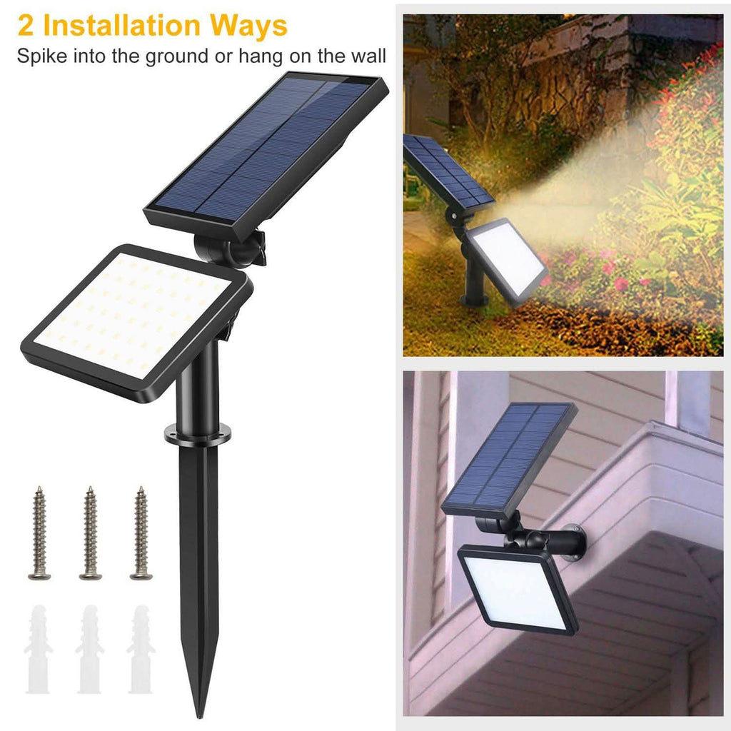 Projecteur solaire extérieur 48 LED