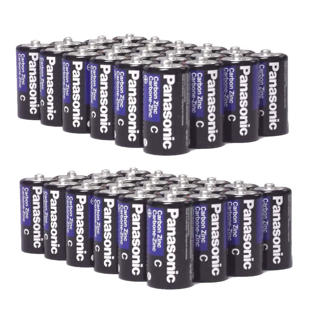 48本セット：パナソニック スーパーへビーデューティC電池