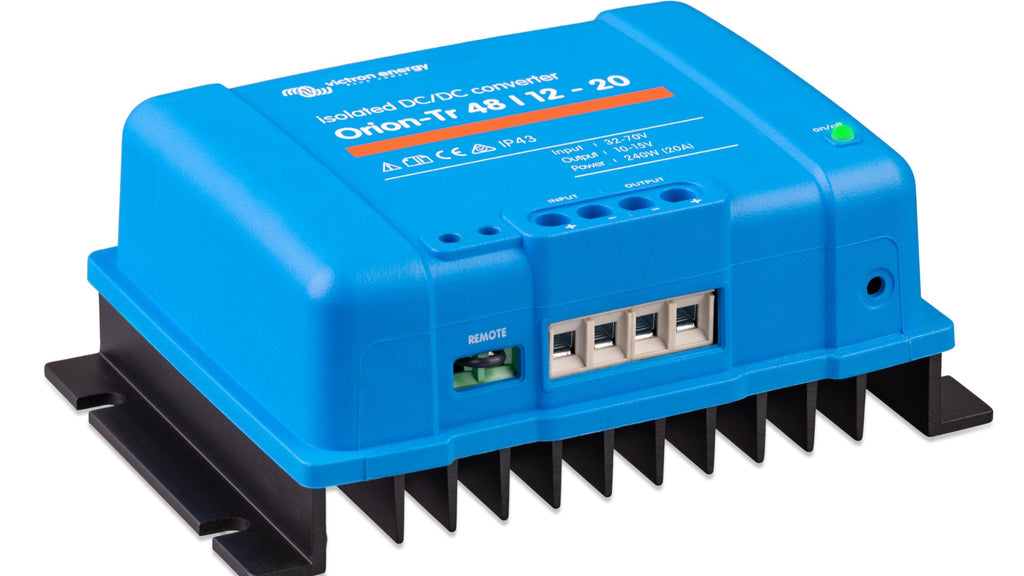 DC-DC Converters: step up/down transformers for 12V, 24V & 48V