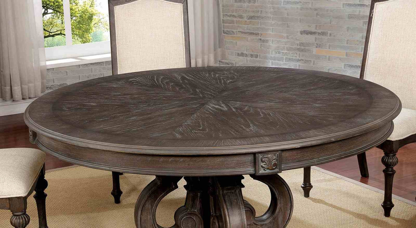 Elegant Rustic 5pc Dining Set