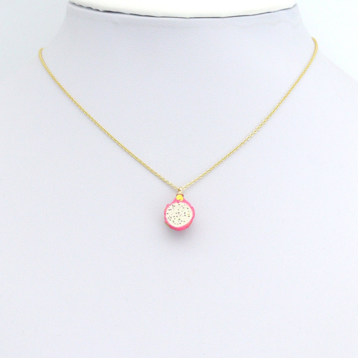 Enamel Dragon Fruit Charm Pendant,Sku#LK1249