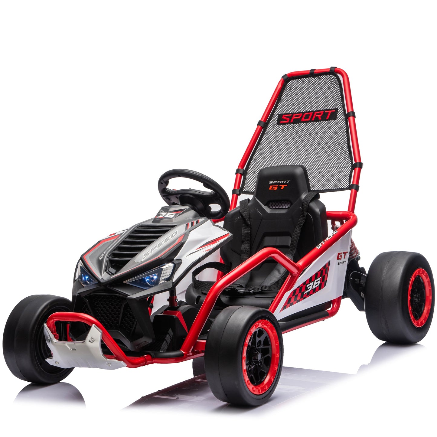 24V 400W Electric Kids Ride-On Toy, Crazy Go Cart