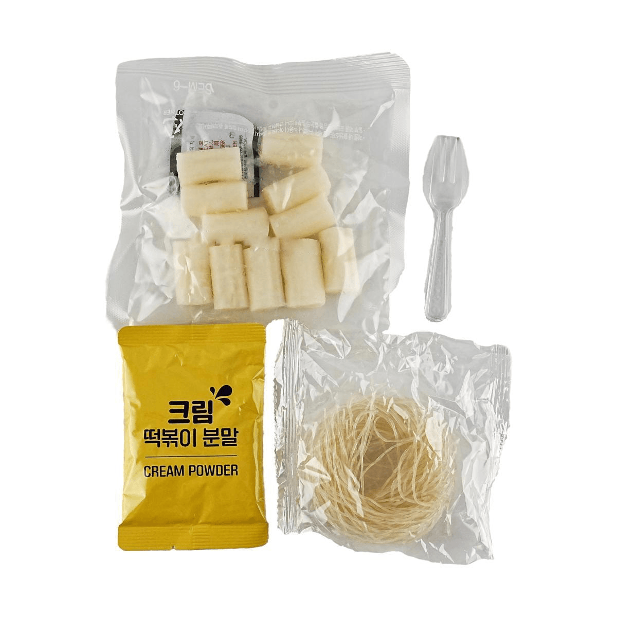Holey Topokki Cream Sauce Flavor With Glass Noodle