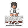 Free 4" Square PoorBoySupplements.com Custom Die Cut Roll Label (Limit One)