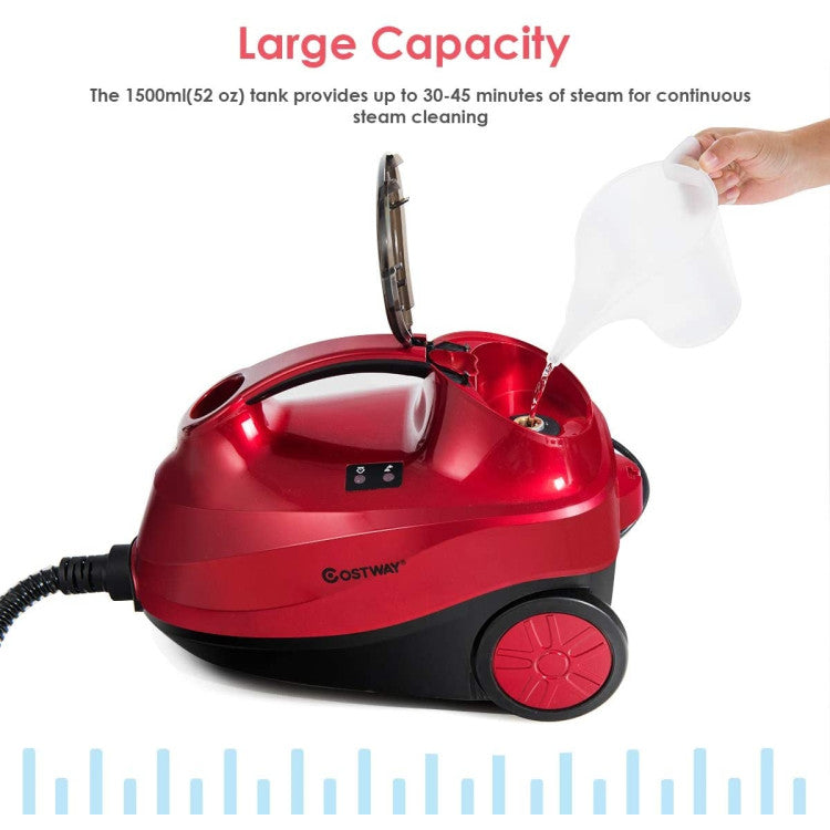 2000W Heavy Duty Multi-purpose Steam Cleaner Mop with Detachable Handheld Unit