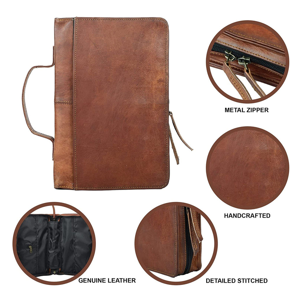 Couverture de livre en cuir