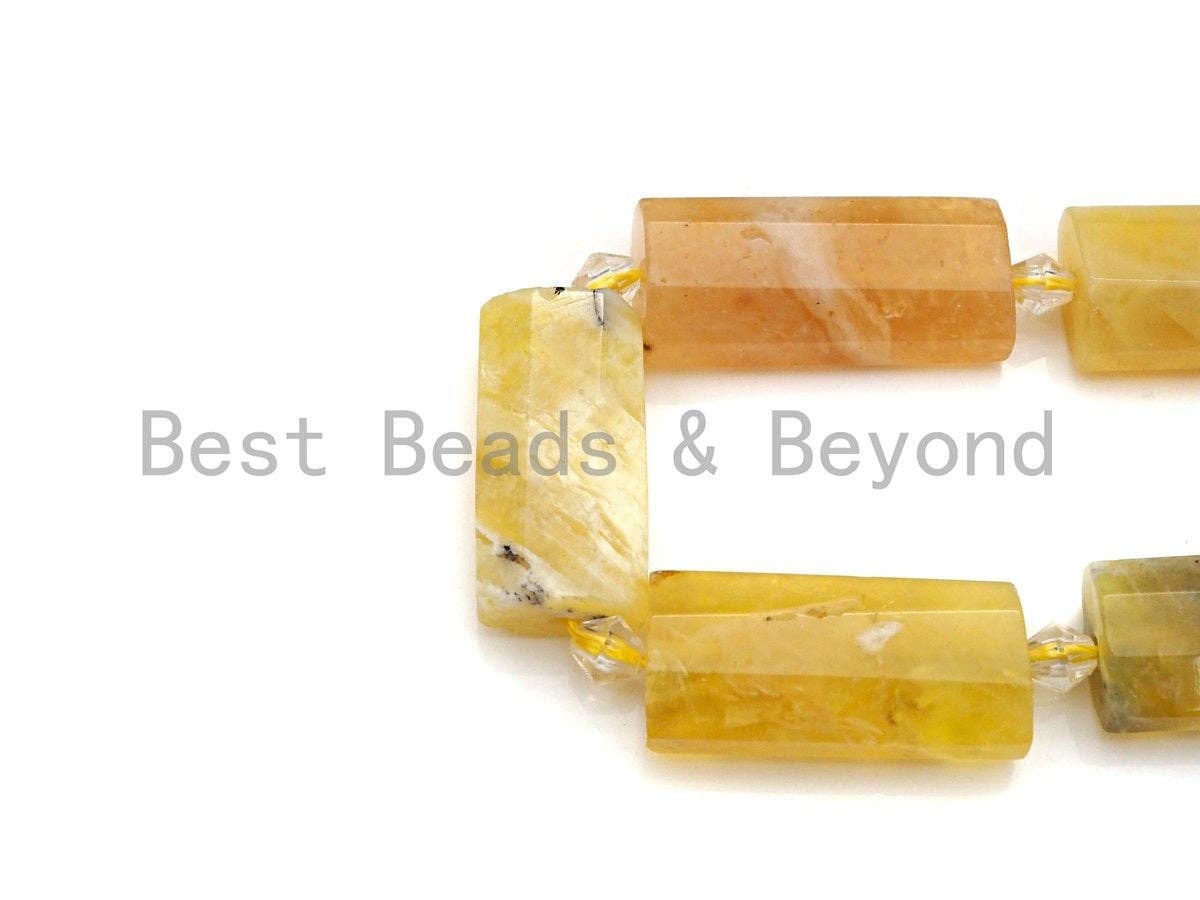 High Quality Natural Yellow Opal Pillow Shape Beads, Natural Opal beads, 13x26mm, sku#U685
