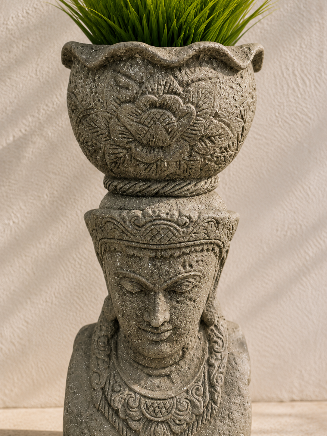 Stone Buddha Planter