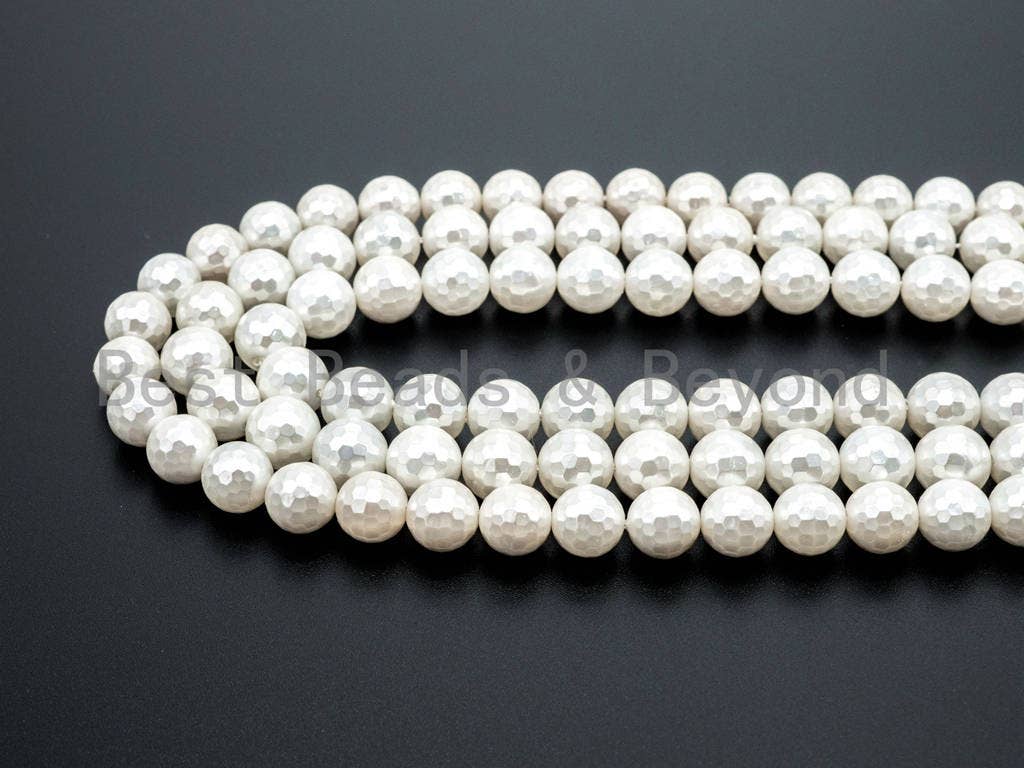 6mm/8mm/10mm/12mm/14mm Quality White Mother of Pearl beads,SKU#T66