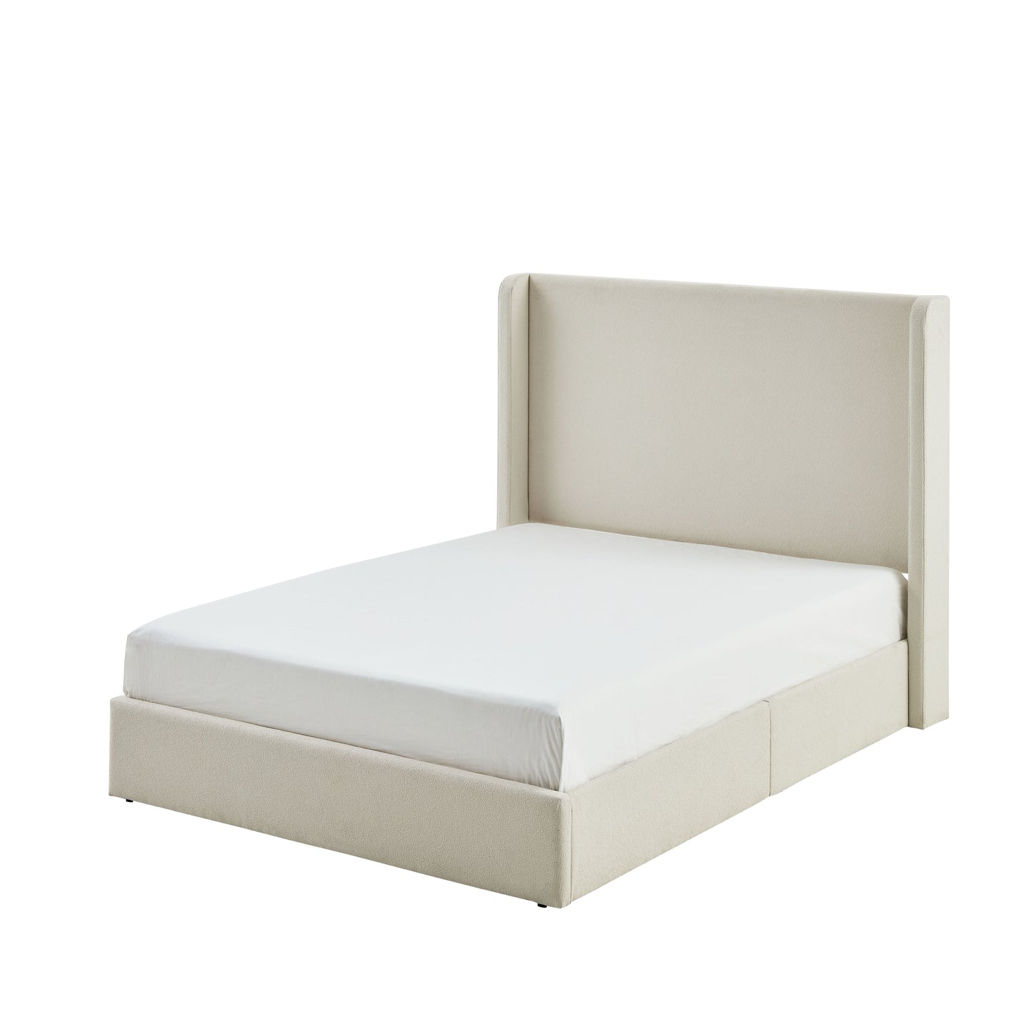 Carmen Upholstered Wingback Bed Frame