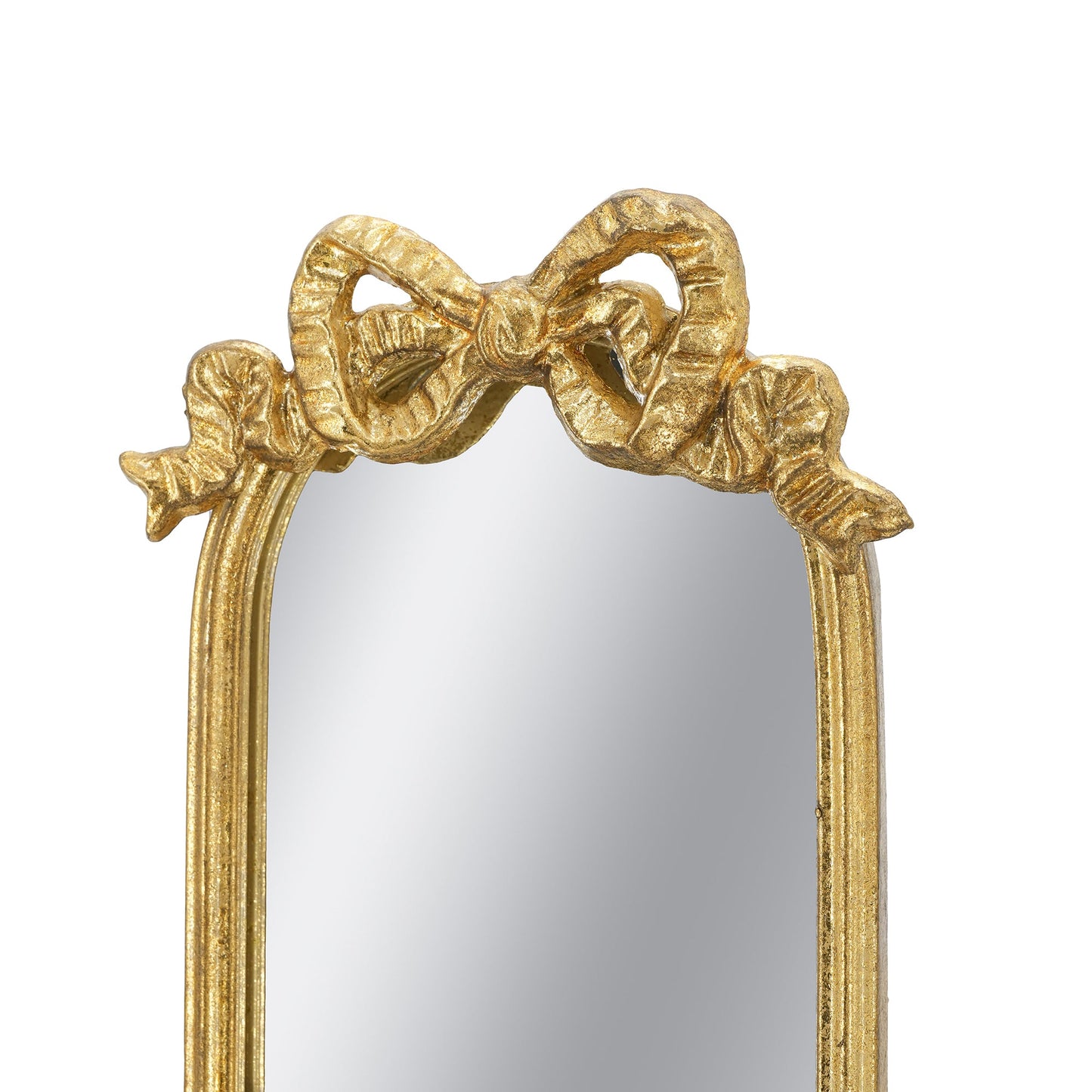 Set of 2 Bow-Top Mirrored Sconce