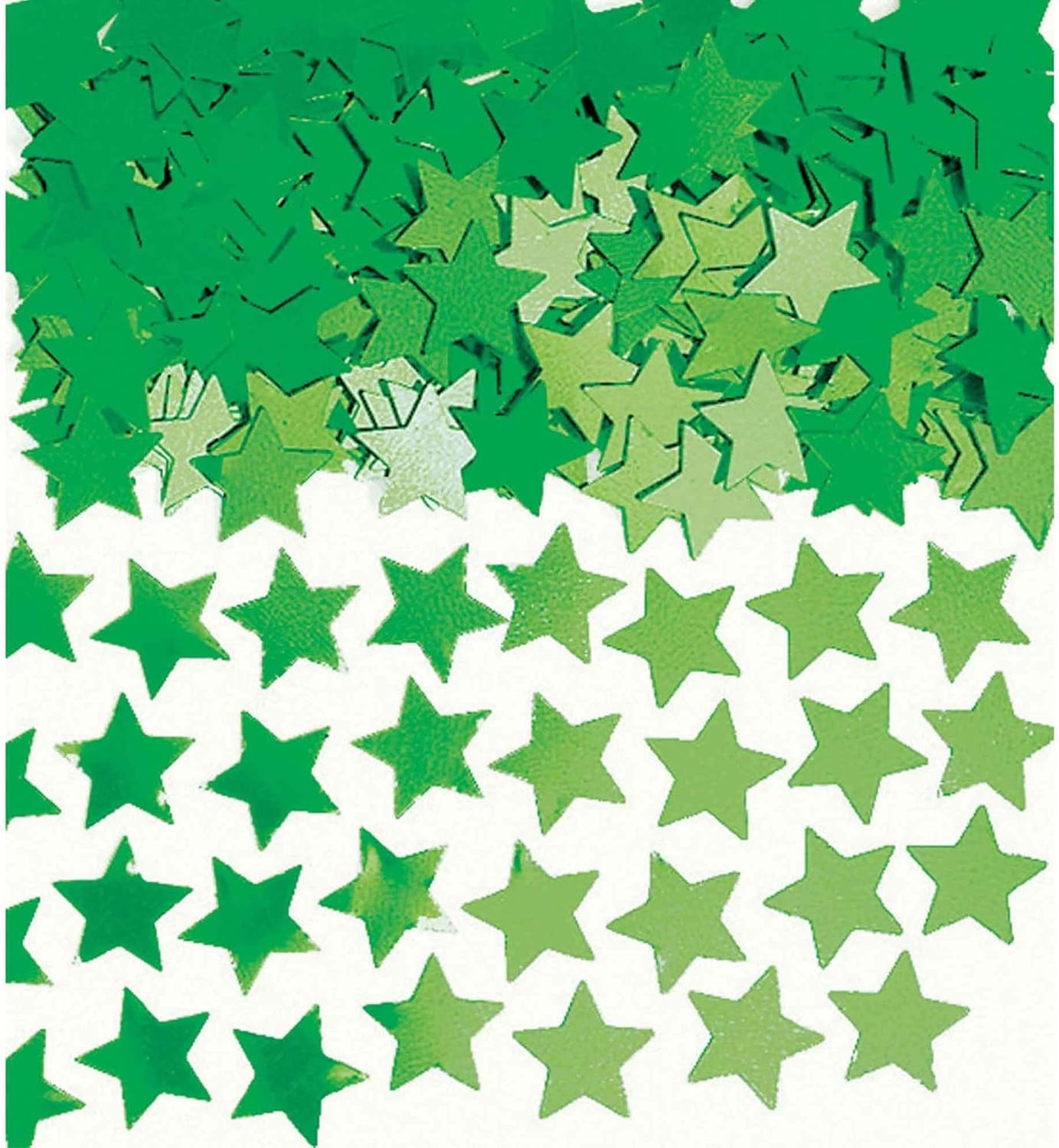 Mini Confettis Étoiles, Vert