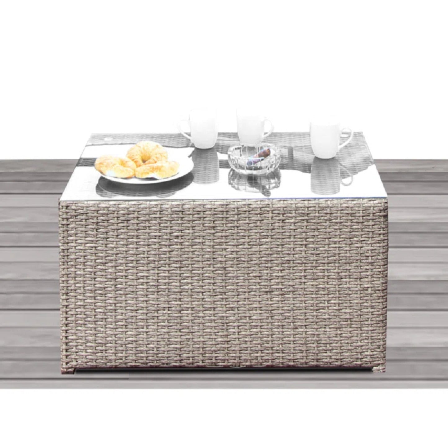 Fully Assembled 4-Seater Outdoor Modular Sectional Set