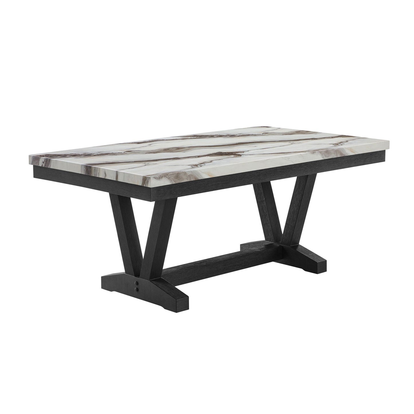 Panda Oceanic - Dining Table And Chairs Set - Black