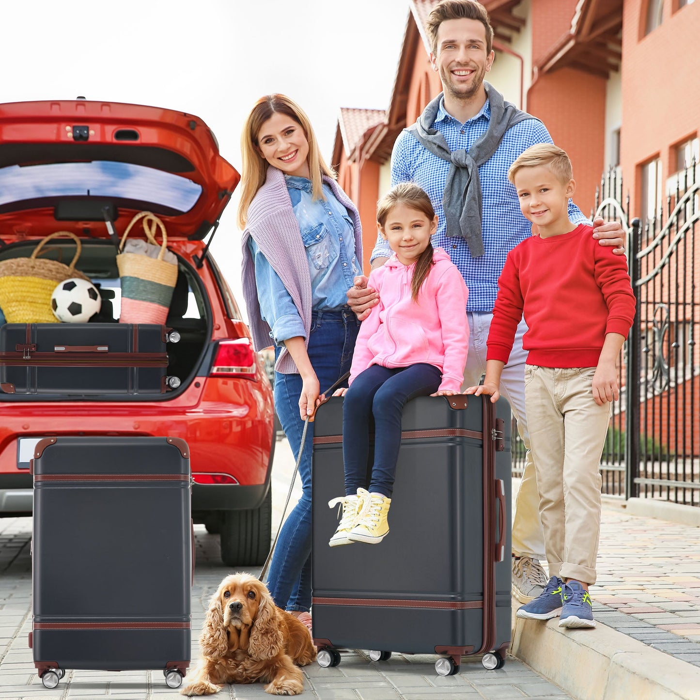 Hardshell Luggage Sets - 4 Pieces with TSA Lock