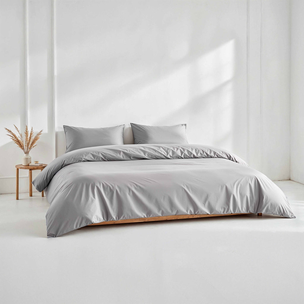 Housse de couette de luxe en satin de coton australien