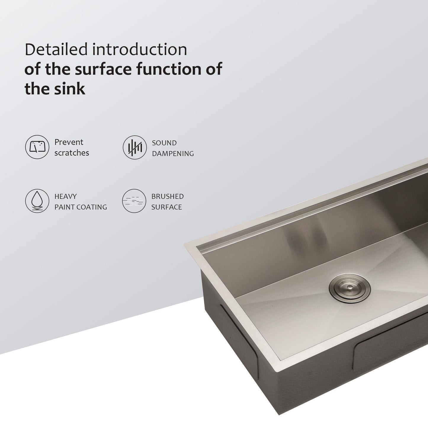 30" Undermount Kitchen Sink - 16 Gauge Stainless Steel
