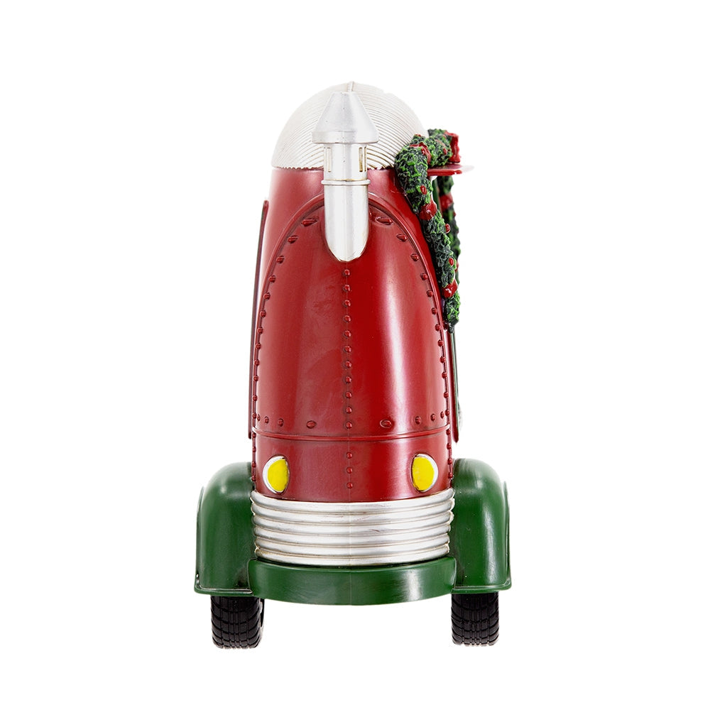 Christmas Plastic/Rsin Camper with Mr & Mrs Santa