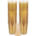 Amscan Disposable BPP Plastic Cup, One Size, Gold