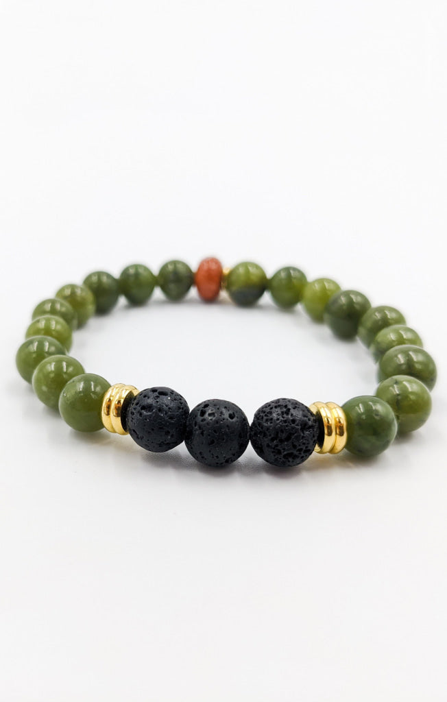 Riveter Made Bracelet | Optimist (Jade Green)