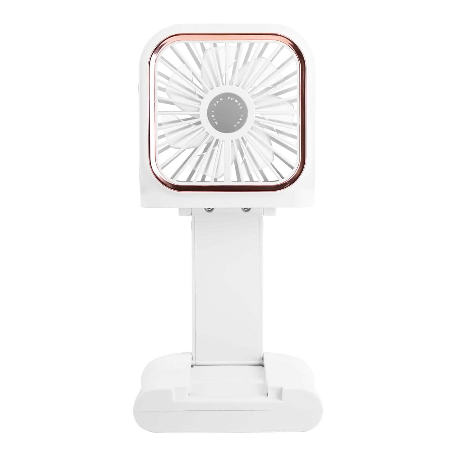 5-in-1 Folding Rechargeable Hands Free Mini Fan