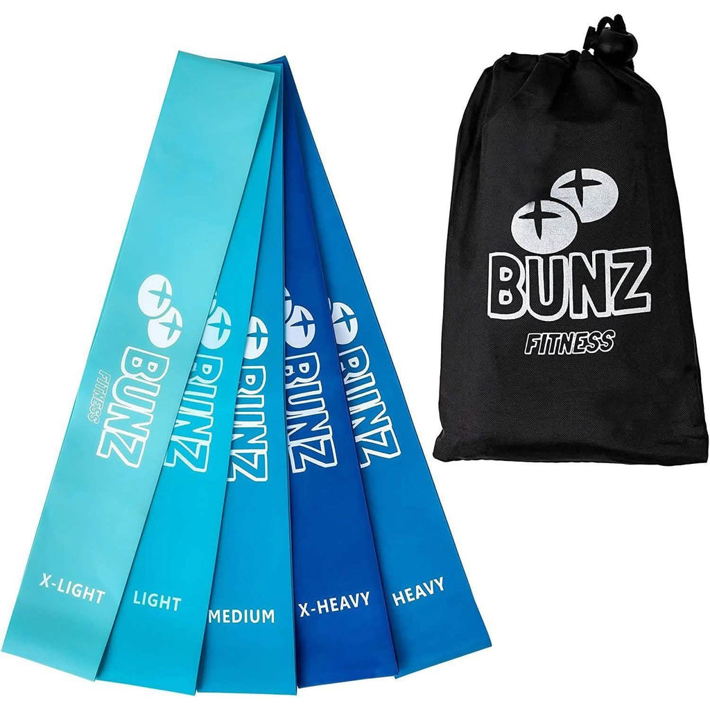 5個セット：Bunz フィットネスブーティーバンド