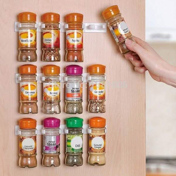 5-Pack: Cabinet Spice Wall Rack Storage