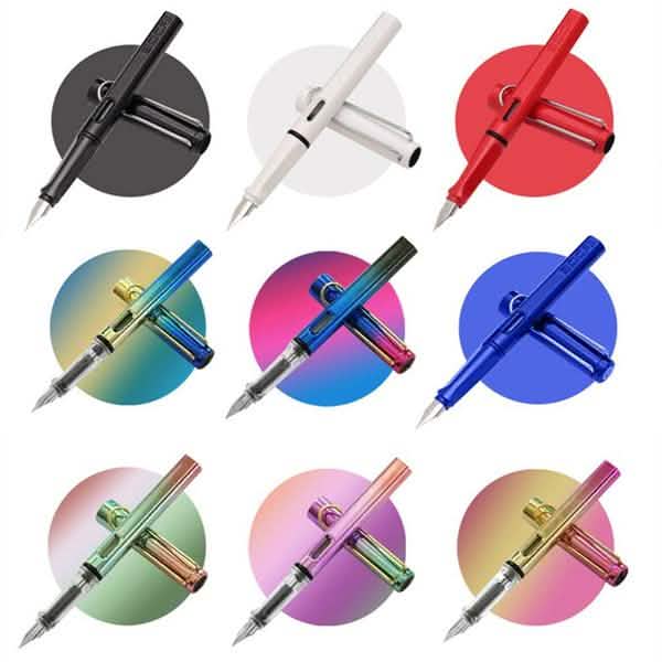5個セット：ファッションカラー学生用オフィス万年筆 学校文具用品 インクペン