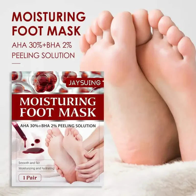 5-Pack: JAYSUING AHA 30% BHA 2% Peeling Solution Foot Mask