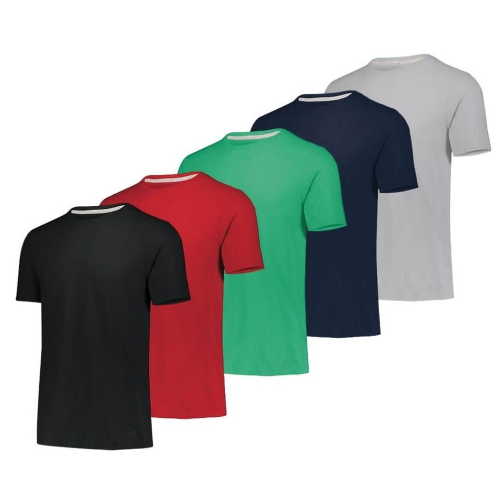 5枚セット：メンズ吸湿速乾アクティブパフォーマンスTシャツ