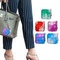 Paquet de 5 : Porte-clés Fidget Toy Mini Stress Relieving Push Pop Bubble Simple Dimple