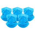 Lot de 5 : Bandana Écharpe de Cou Unisexe Anti-Humidité