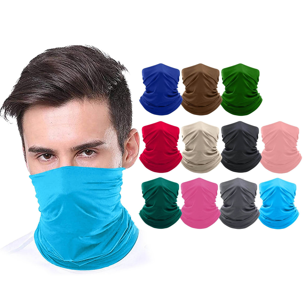 Lot de 5 : Bandana Écharpe de Cou Unisexe Anti-Humidité